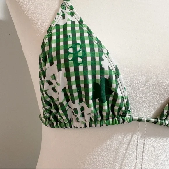 Amelie Teje x Loleia Swim String Bikini Femme in Vert Small Top Medium Bottom - Picture 9 of 16